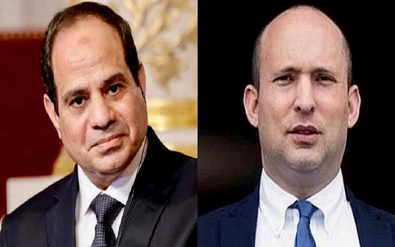 الرئيس يجرى اتصالًا هاتفيًا مع رئيس الوزراء الإسرائيلي