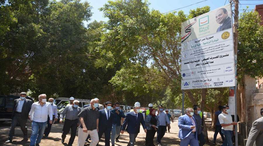 محافظ المنيا يتفقد عددا من مشروعات المبادرة الرئاسية 