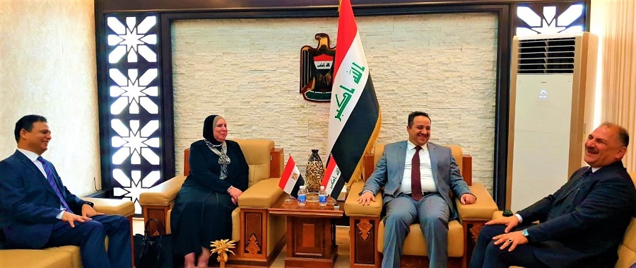 جامع: 36 بالمئة زيادة في حجم التبادل التجاري المصري العراقي خلال العام الماضي