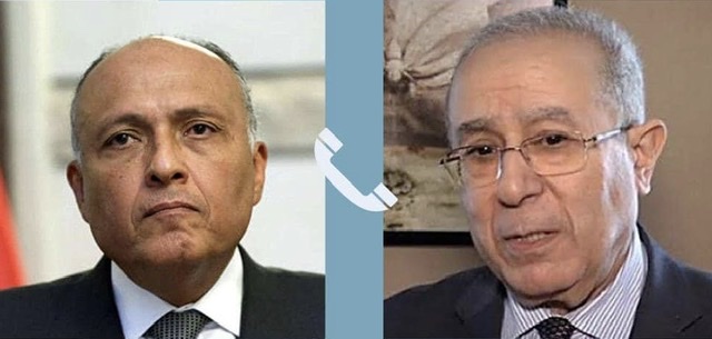 شكري يعزي نظيره الجزائري هاتفيا فى ضحايا الحرائق