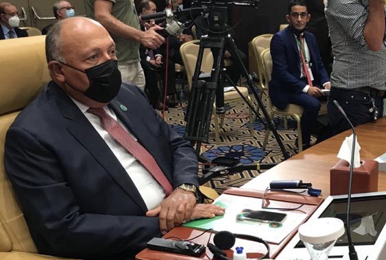 خلال اجتماع دول جوار ليبيا... وزير الخارجية يؤكد على ثوابت مصر تجاه القضية الليبية
