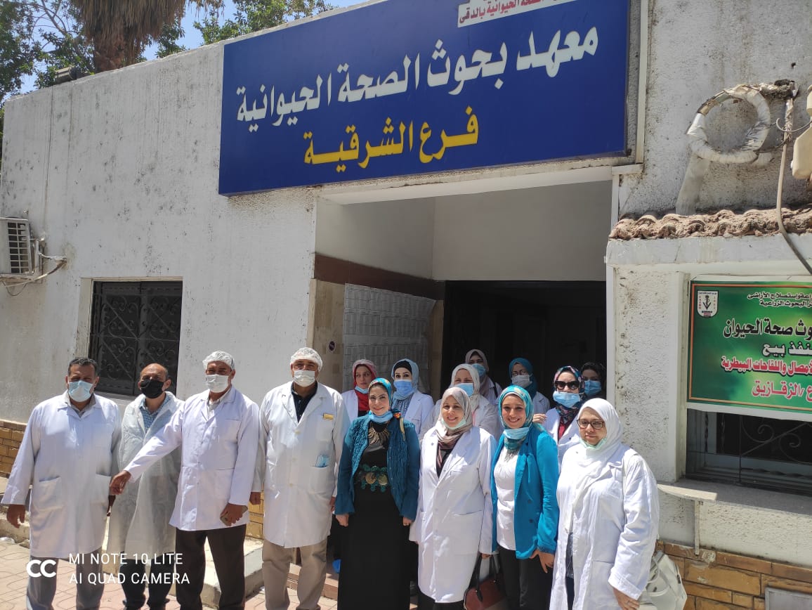 معهد بحوث الصحة الحيوانية ينفذ زيارة تفقدية لنظم الأمن والأمان الحيوى والكيميائى بالزقازيق

