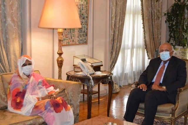 استمرار التنسيق المصري السوداني.. تفاصيل لقاء شكري ووزيرة خارجية السودان