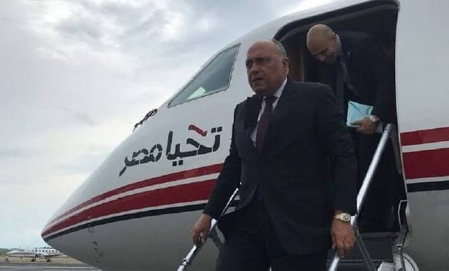 وزير الخارجية يتوجّه إلى سلطنة عُمان لترؤس الجانب المصري في اللجنة المشتركة