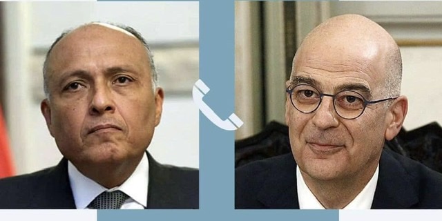 وزير الخارجية ونظيره اليوناني يبحثان هاتفيًا مستجدات الملف الليبي