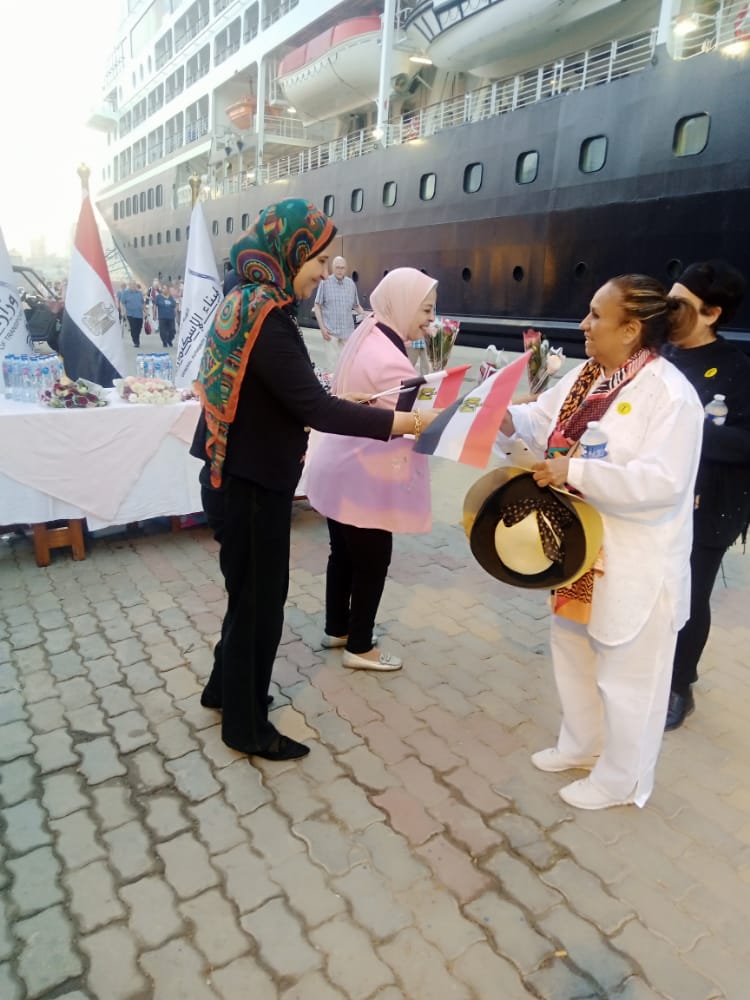 محافظة الإسكندرية تستقبل السفينة السياحية المالطية الجنسية 
