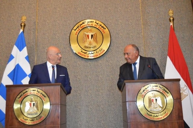 بالصور.. وزير الخارجية ونظيره اليوناني يتفقان على عدم شرعية حكومة الوحدة االليبية المنتهية  ولايتها