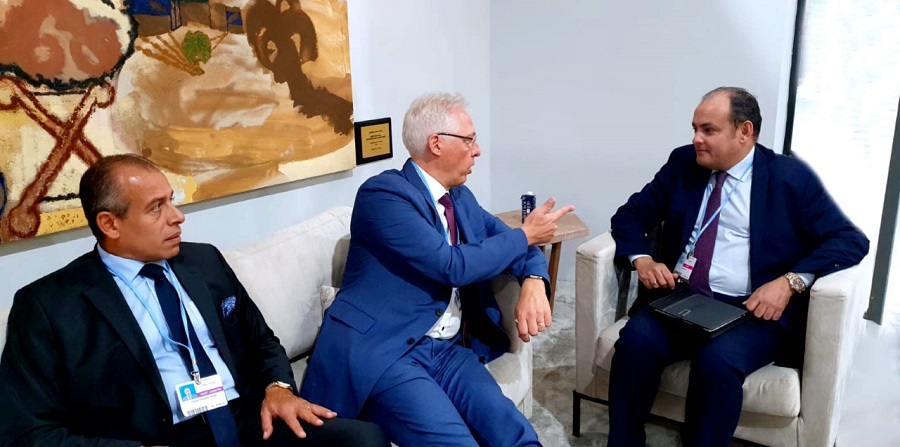وزير الصناعة يبحث مع الرئيس التنفيذي لشركة تيسين كروب الألمانية خطط الشركة للتوسع بالسوق المصري