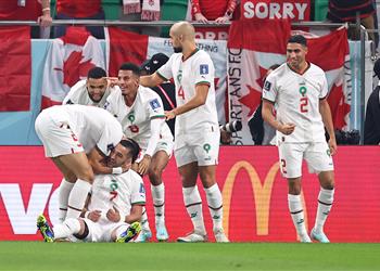 فيديو .. المغرب يصعد سلم دور الـ 16 في بطولة كأس العالم بعد فوزه على كندا 2-1