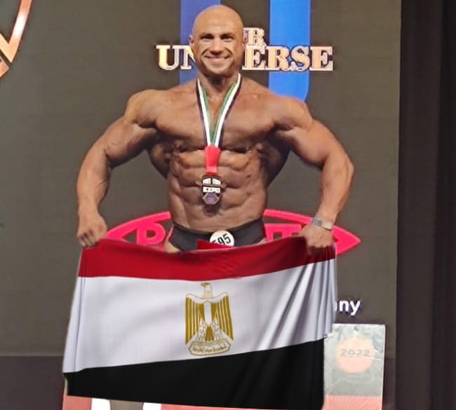 ممثل المنتخب القومى لكمال الأجسام من القوات المسلحة يحقق الميدالية الذهبية ببطولة العالم للهواة