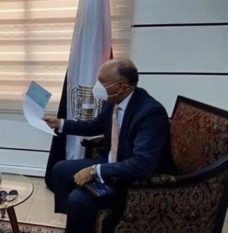 السفير المصري لدي جيبوتي يلتقي رئيس سلطة الموانئ والمناطق الحرة بجيبوتي