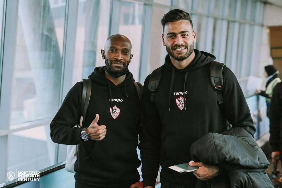 بعثة الزمالك تصل إلى مطار الدار البيضاء في المغرب استعدادا لمواجهة الوداد 