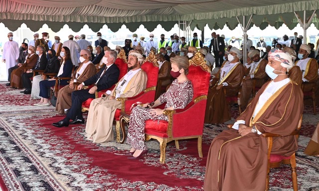 رسميًا .. سلطنة عُمان تفتتح ميناء الدقم بحضور ملك وملكة بلجيكا 