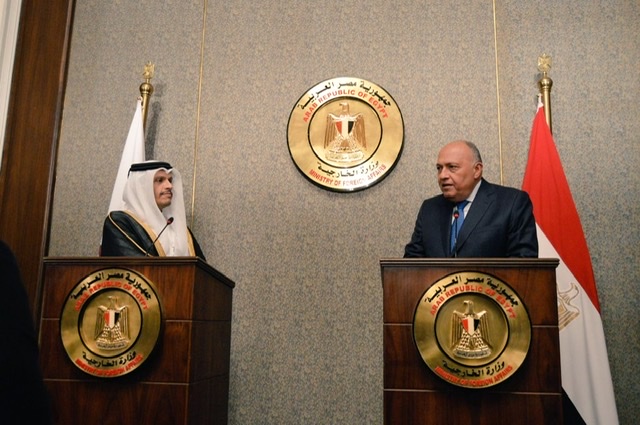 بيان مشترك بين وزيرالخارجية ونظيره القطري يثمن عودة العلاقات إلي طبيعتها