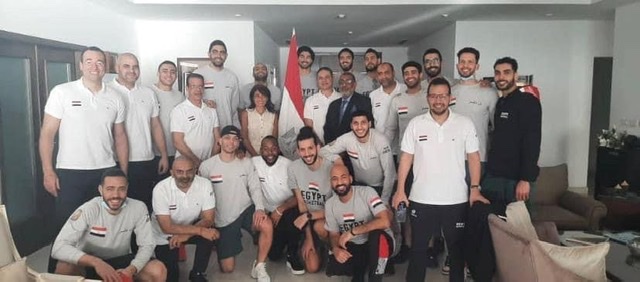 السفيرة المصرية لدى السنغال تُقيم حفل استقبال على شرف بعثة المنتخب المصري الأول لكرة السلة