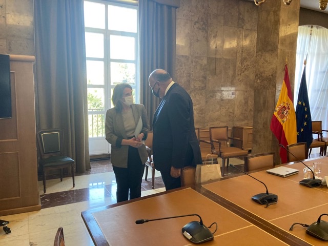 شكري ونائبة رئيس حكومة إسبانيا يبحثان التعاون بشأن استضافة مصر لمؤتمر المناخ