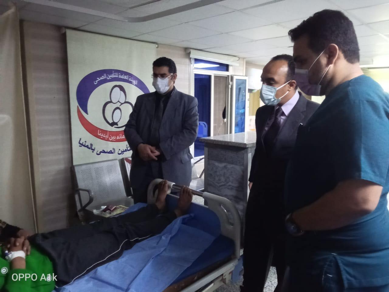 محافظ المنيا يكلف نائبه بمتابعة سير العمل بعدد من المستشفيات