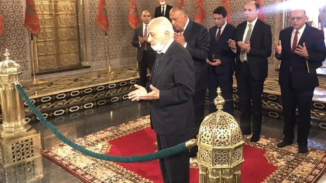 في ختام زيارته للمغرب.. شكري يزور ضريح الملك الراحل محمد الخامس
