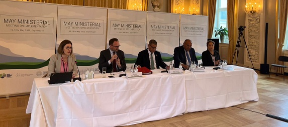 بدء المؤتمر الصحفي بين شكري ووزير الدولة البريطاني فى الدنمارك