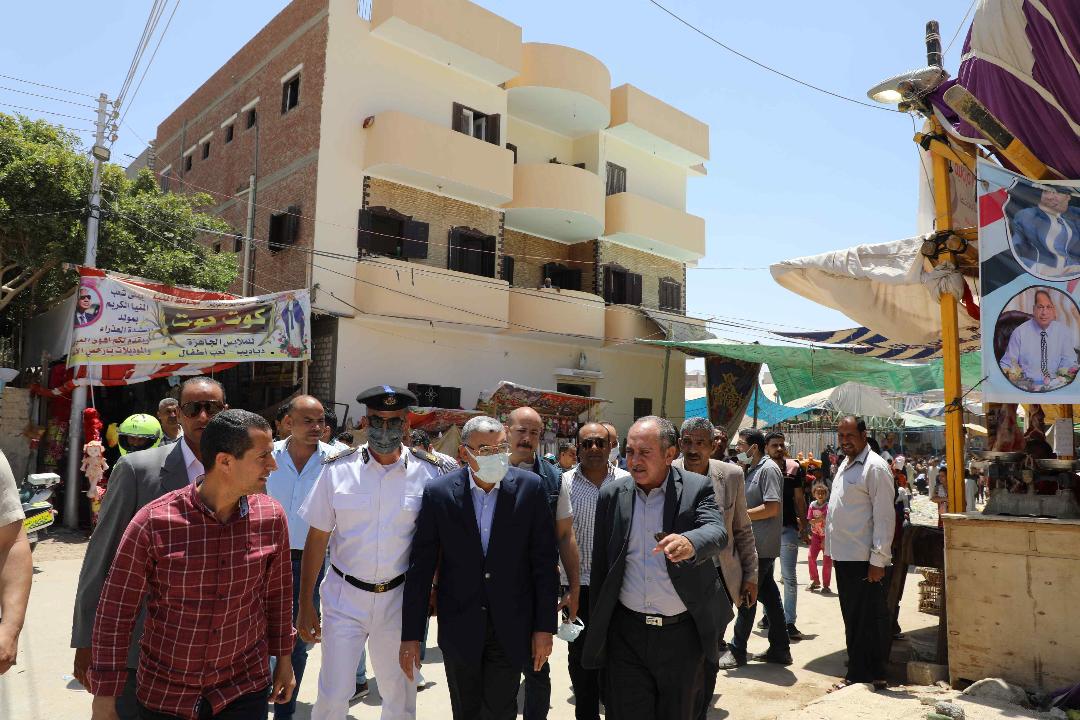 محافظ المنيا يتفقد دير جبل الطير بسمالوط ، ويقدم التهنئة للأخوة المسيحيين بمناسبة الاحتفال بموسم السيدة العذراء