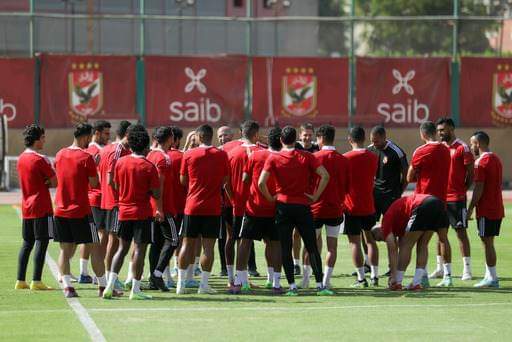 مران الأهلي| تدريبات بدنية وجيم ومران قوي للحراس 

