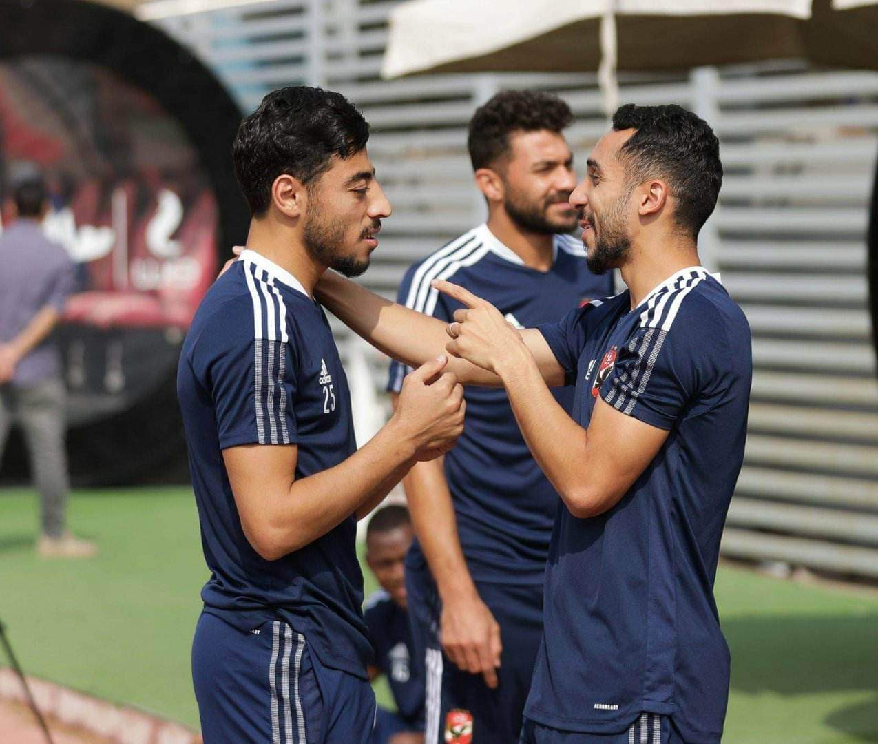 مران الأهلي|  تدريبات استشفائية للمشاركين في مباراة الداخلية ‏

