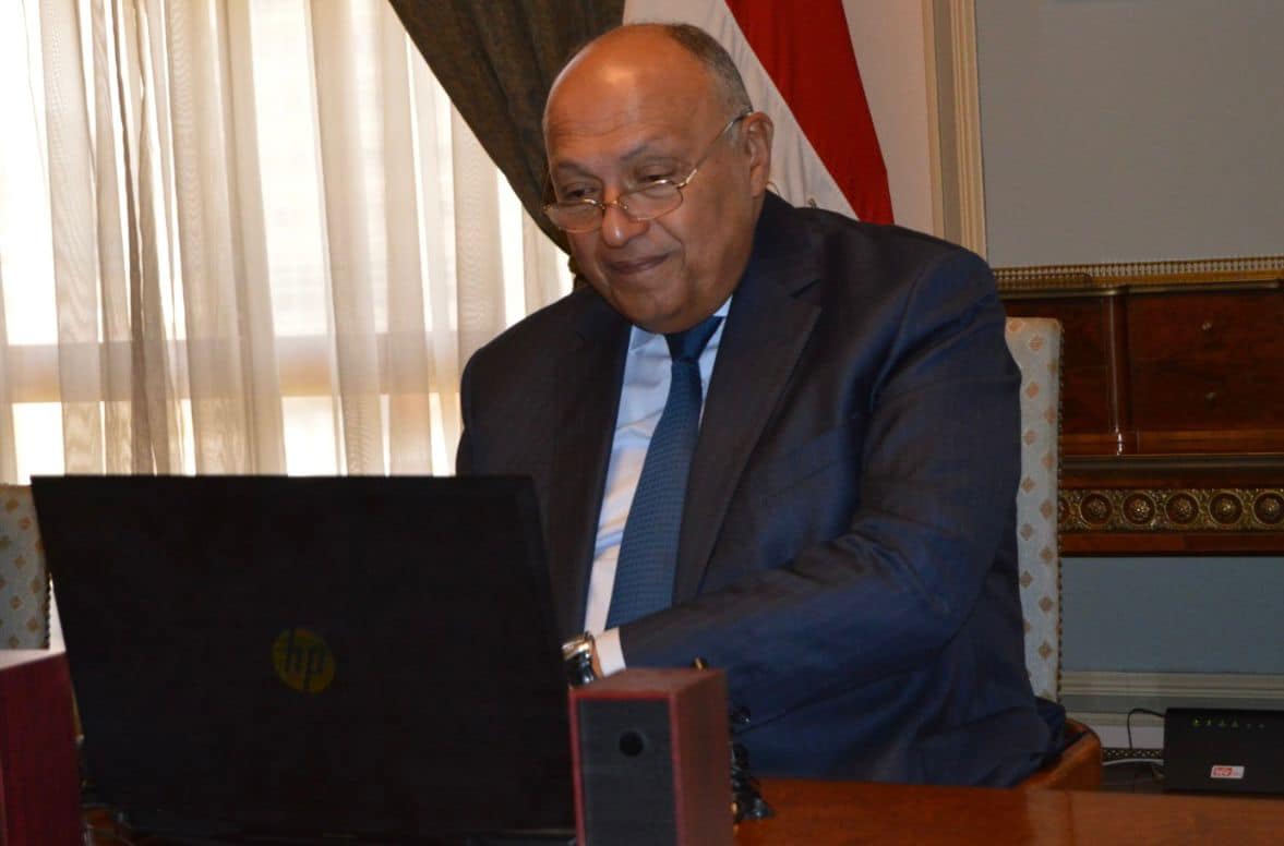 وزير الخارجية يجري اتصالاً مرئياً مع نظيرته التنزانية

