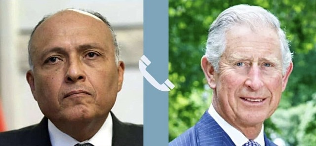 شكري وولي العهد البريطاني يبحثان هاتفيا التحضيرات لقمة المناخ 