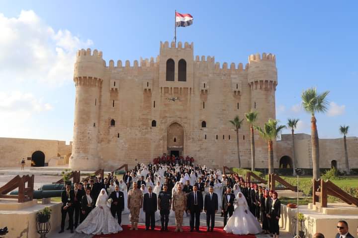 المنطقة الشمالية العسكرية تنظم حفل زفاف جماعى لـعدد 120 شاب وفتاة بالأسكندرية
