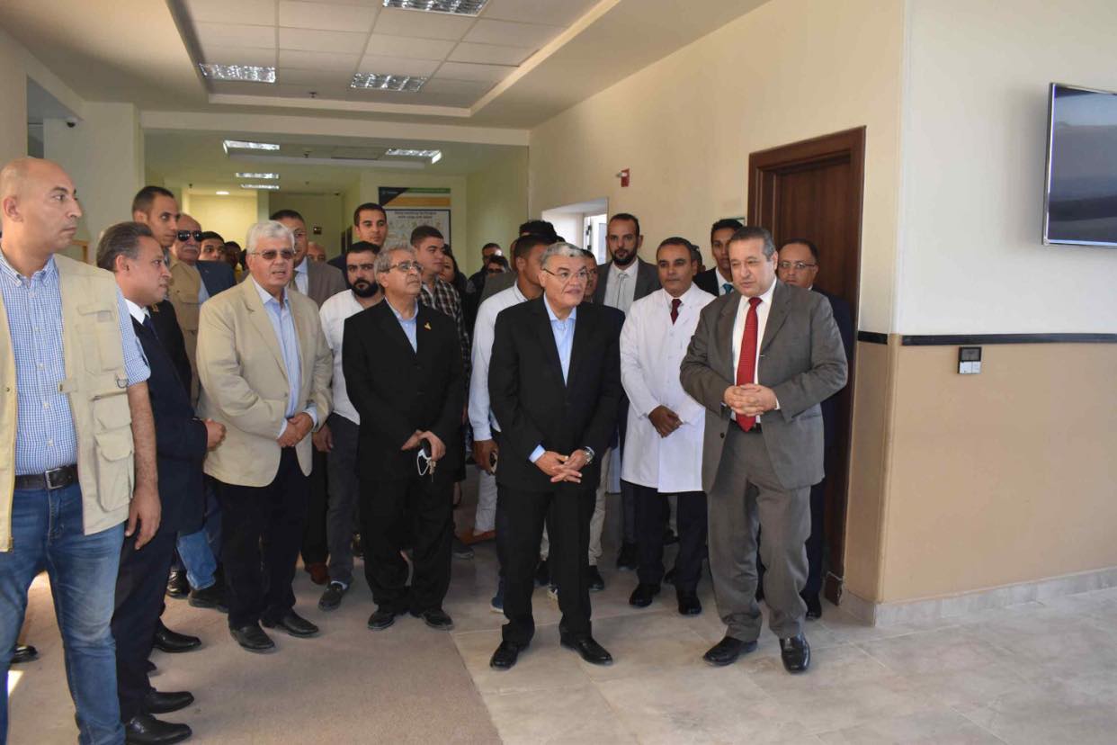 وزير التعليم العالي ومحافظ المنيا يتفقدان عددًا من المنشآت الجديدة بجامعة دراية