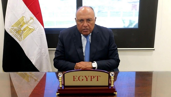 وزير الخارجية يلقي كلمة مسجلة في المنتدى الإقليمي العربي بشأن تمويل العمل المناخي

