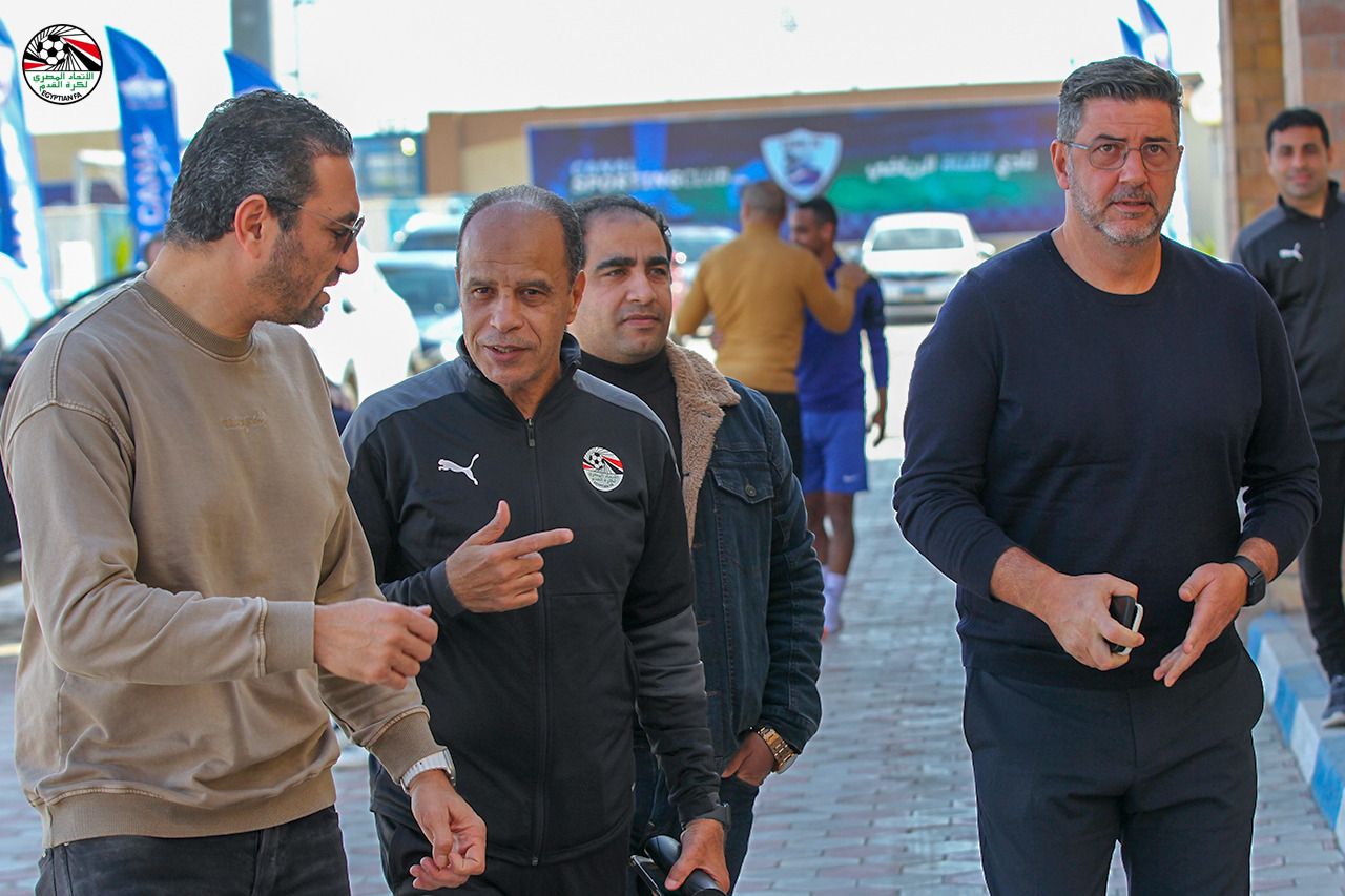 جهاز منتخب مصر يزور معسكر الشباب بالاسماعيلية 


