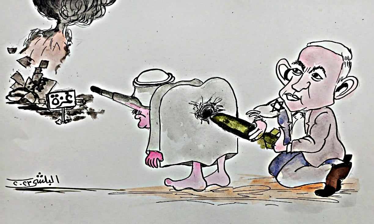كاريكاتير الفنان سامي البلشي