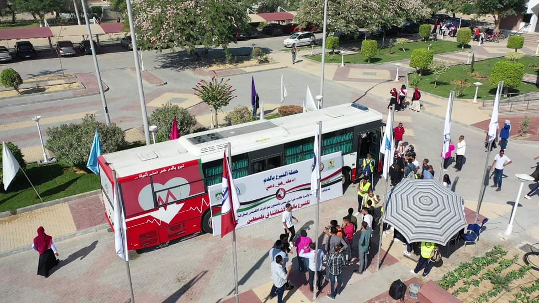 جامعة المنيا تطلق حملة للتبرع بالدم لضحايا غزة