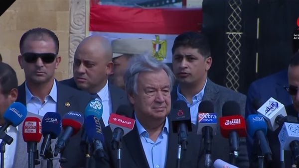 جوتيريش: هناك شروط تعيق وصول المساعدات لقطاع غزة 