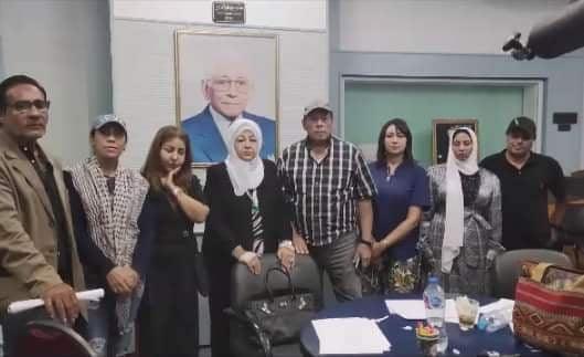 بالصور - وقفة تضامنية لأبطال مسلسل 