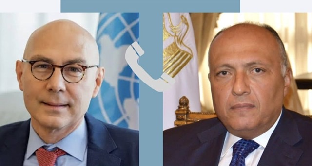  شكري يتلقى اتصالاً من المفوض الأممي السامي لحقوق الإنسان بشأن أحداث غزة