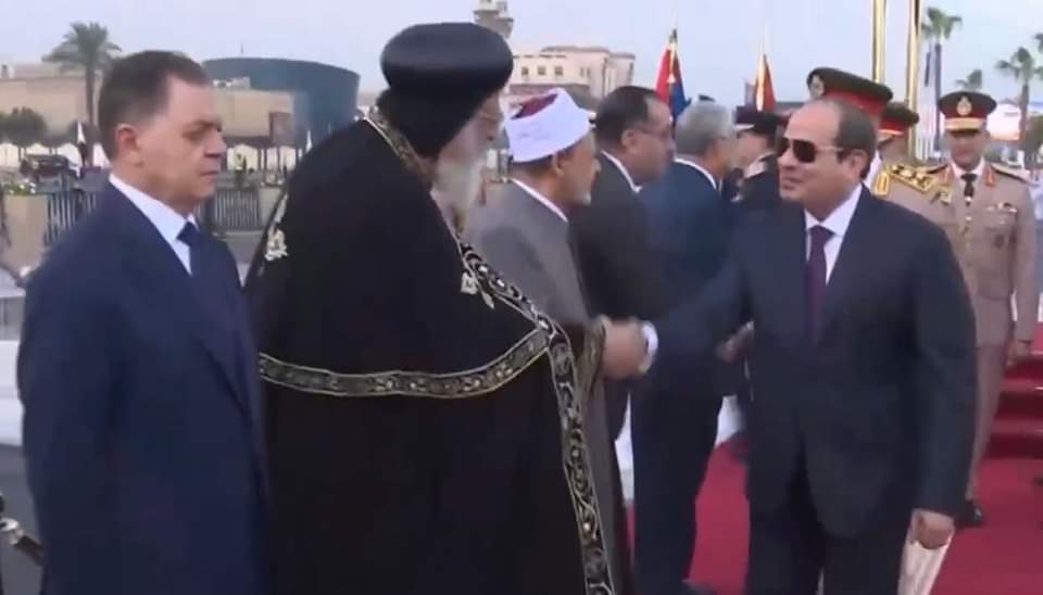 البابا تواضروس يشارك في احتفالات نصر أكتوبر