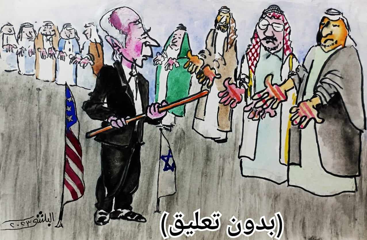 كاريكاتير الفنان سامي البلشي