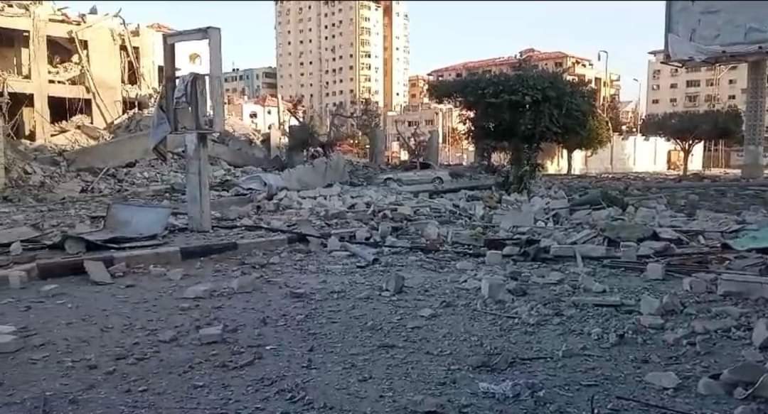 الروم الارثوذكس تدين قصف المركز الثقافي الأرثوذكسي بغزة
