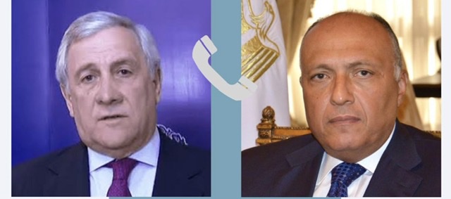 شكري ونظيره الإيطالي يؤكدان أهمية العمل لوقف التصعيد الفلسطيني - الإسرائيلي 