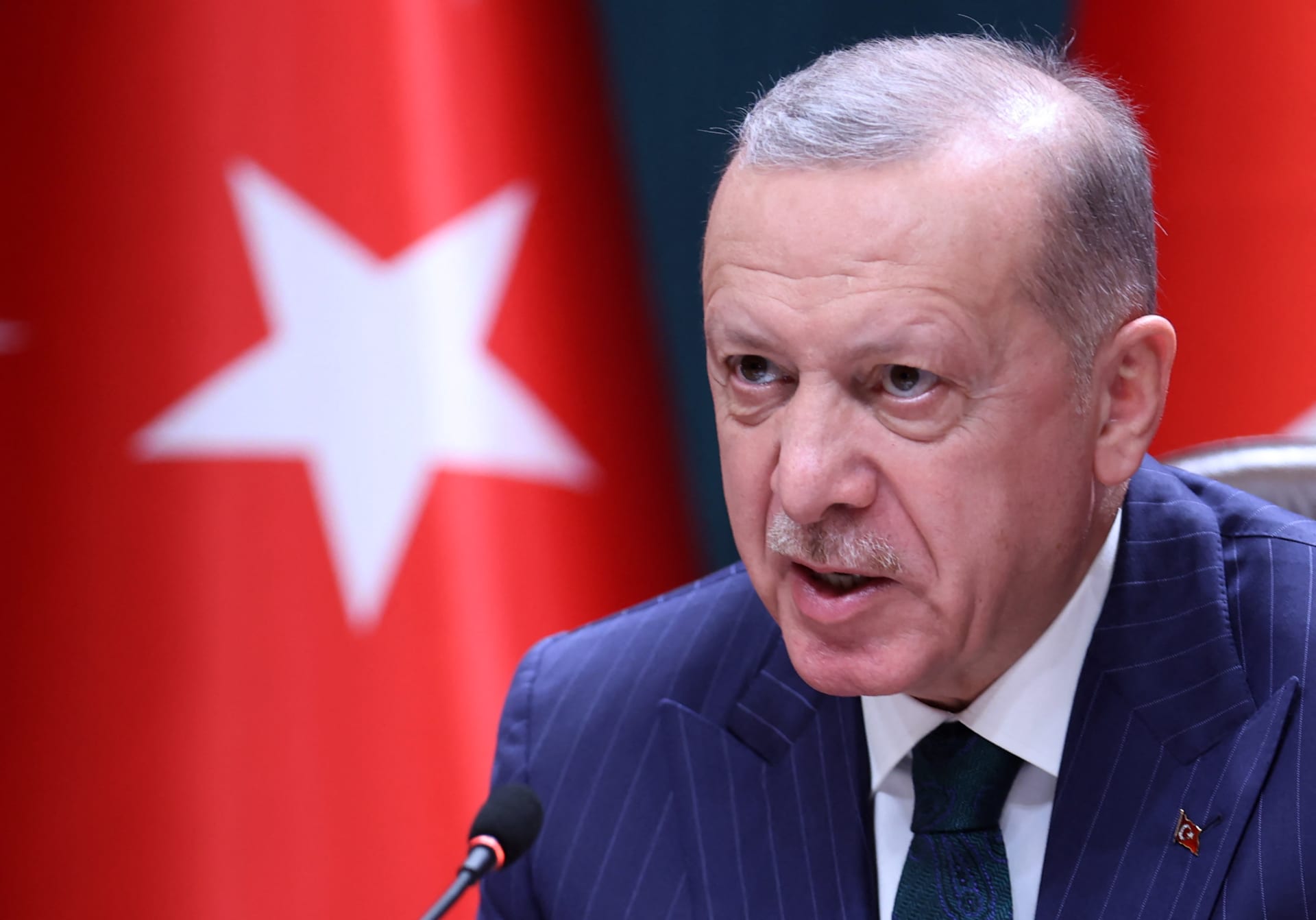 أردوغان: لا سلام بالمنطقة والعالم دون حل القضية الفلسطينية