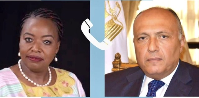 شكري ومستشارة الأمن القومي للرئيس الكيني يتفقان على حتمية وقف فوري لإطلاق النار في غزة