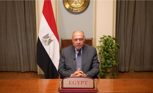 شكري : قصف قطاع غزة يعكس تحيز وعجز النظام الدولي عن وضع حد للانتهاكات الصارخة للقانون الدولي