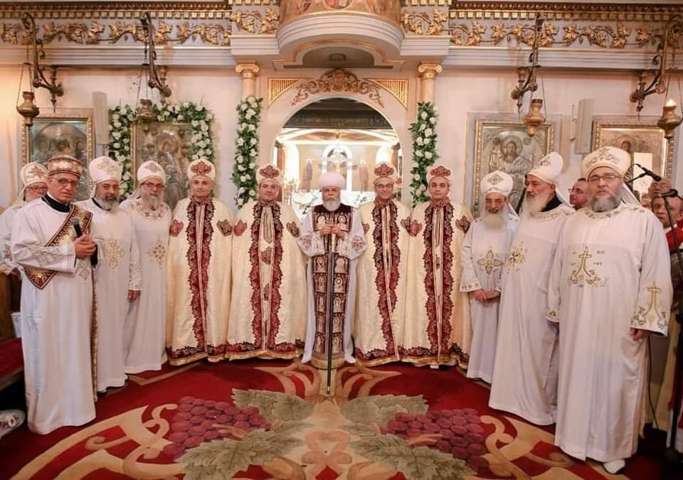 رسامة أربعة كهنة جدد بإيبارشية الزقازيق ومنيا القمح