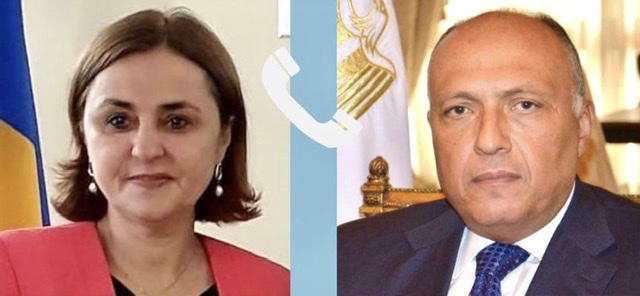 شكري ونظيريه السنغافوري والروماني يؤكدون ضرورة تحمل الأطراف الدولية مسئولياتها تجاه التصعيد في غزة