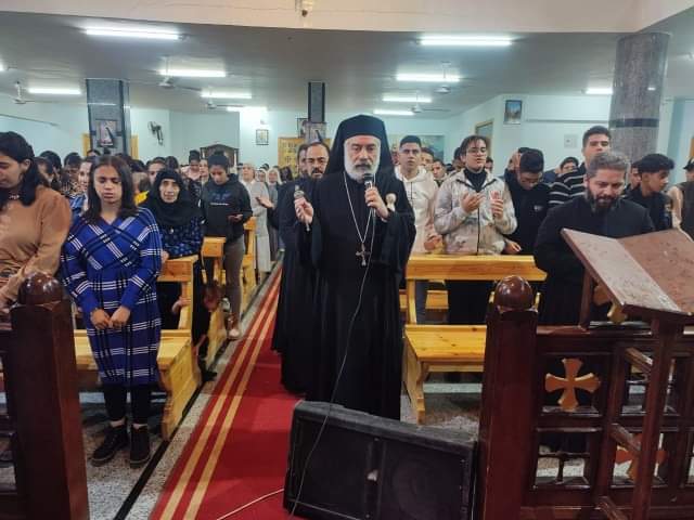 مطران المنيا للكاثوليك يترأس يوم الدعوات بكنيسة القديسة ريتا