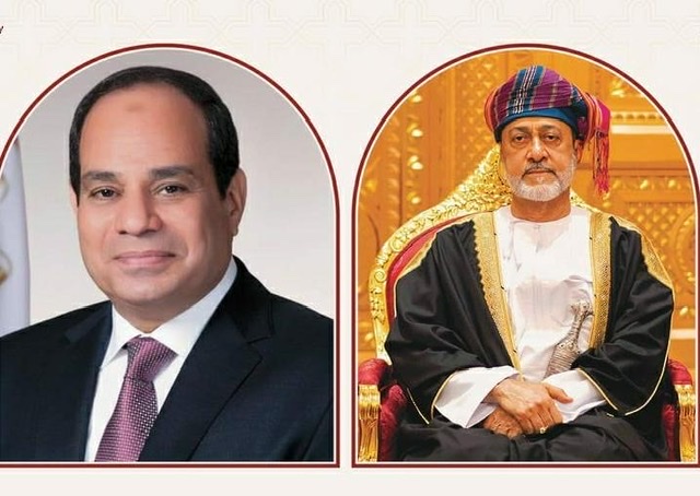 سلطان عُمان يهنئ الرئيس السيسي بمناسبة فوزة بفترة رئاسية جديدة
