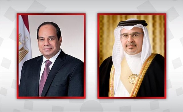 ولي العهد البحريني مهنئًا الرئيس السيسي: حريصون على مواصلة تعزيز العلاقات الراسخة بين البلدين