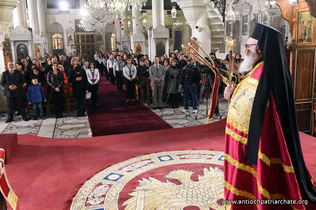 قداس عيد الميلاد المجيد بالكاتدرائية المريمية في دمشق: صلاة من أجل إخوتنا في غزة وفي فلسطين الجريحة